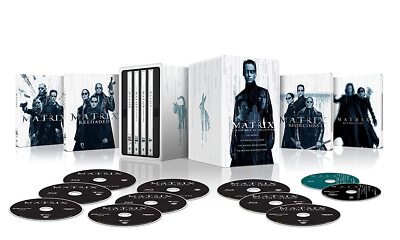 THE MATRIX 1-4 - 4K UHD + BLU-RAY 4 FILM DEJA VU STEELBOOK COLLECTION - NEU+OVP
