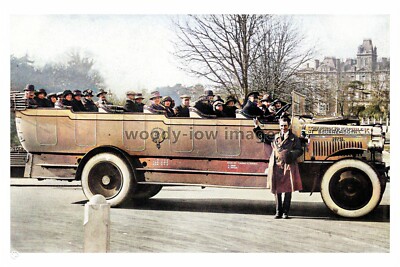 ptc1859 - Hants. - Busy Shamrock Rambler Charabanc at Bournemouth - Print 6x4