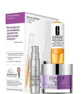 Clinique Derm Pro Solutions: For Aging Skin 3pc. Set New In Box