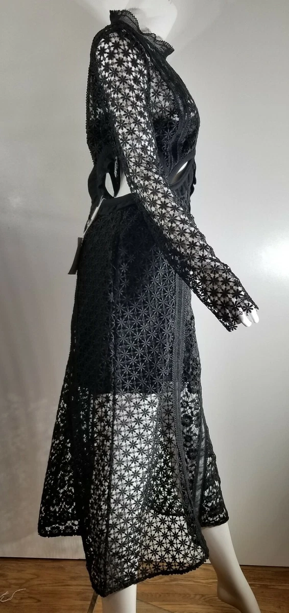 Self portrait payne clearance cutout midi dress
