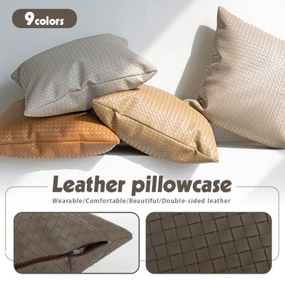 leather pillowcase