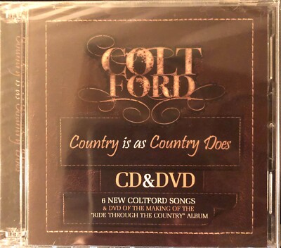COLT FORD - Country Is As Country Does (Factory Sealed CD/DVD Combo, 2009)