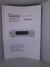 Bedienungsanleitung für Preisner SAT Receiver SR 300 D