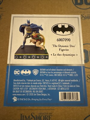 DC Comics by JIm Shore, The DYNAMIC DUO (6007090) Batman & Robin