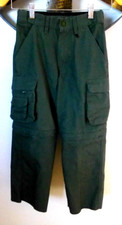 NWOT Boy Scouts of America Convertible Uniform Cargo Pants/Shorts Size Youth 6