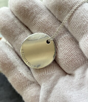 Tiffany & Co. Round Notes Pendant Necklace 16
