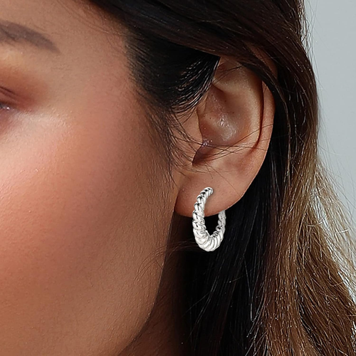 6 Pairs 14K Gold Hoop Earrings for Women Lightweight Chunky Hoop Earrings Multip - Picture 4 of 9