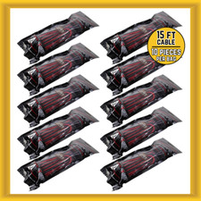 Audiopipe AMF-15 15ft Oxygen Free RCA Male Composite Cable 10 Pieces per Bag