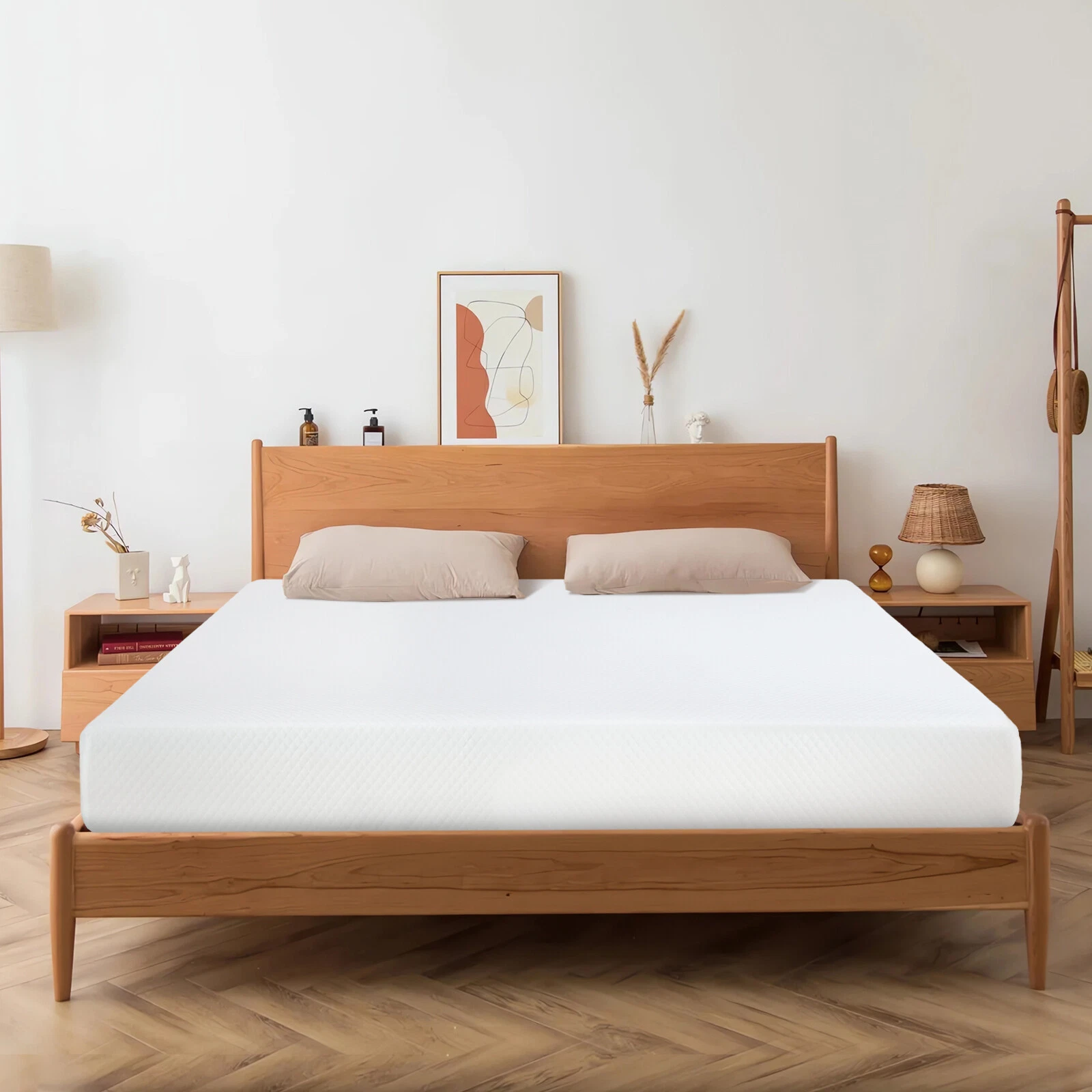 8" Comfort Gel Memory Foam Mattress In A Box, For Cool Sleep & Pressure Relief