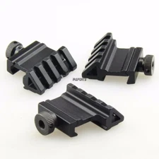 3 PCS Tactical 45 Degree Angle Offset 20mm Weaver Rail Mount Picatinny 4 Slot