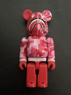 Bape Shark Pink Camo Bearbrick 100% Medicom Toy Be@rbrick | eBay