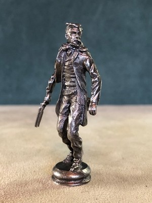 Doc Holiday Pipe Tamper Solid Fine Pewter