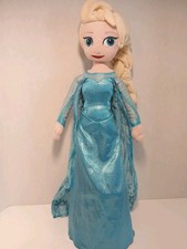 Disney Store Frozen s Winter Queen Elsa 16" Long Plush Doll