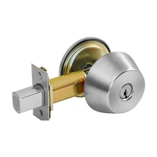 CORBIN RUSSWIN DL2213 626 2-3/8" BACKSET SINGLE CYLINDER DEADBOLT Satin Chrome