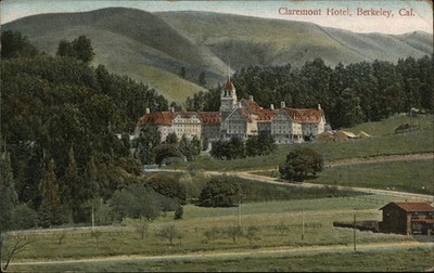 Berkeley, California CA Claremont Hotel Oakland Antique Vintage Postcard