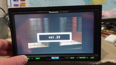 PANASONIC CQ-VD5505W Car Stereo Mobile Media Station Fully Working