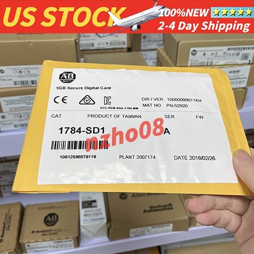Allen Bradley 1784-SD1 ControlLogix 1GB Secure Digital Card New Sealed Fast Ship
