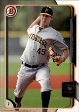 2015 Bowman Draft #42 Trey Supak Pittsburgh Pirates