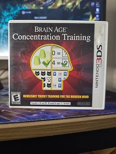 Brain Age: Concentration Training (Nintendo 3DS) CIB COMPLETE!! 3DS 2013