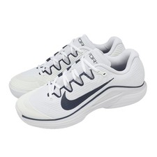 Nike Zoom Vapor 12 HC White Midnight Navy Men Tennis Sports Shoes IB7168-100