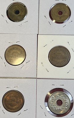 Japan 1948 - 2006 One 1, 5, 10, 50, 100 & 500 Yen XF - BU 25 Coin