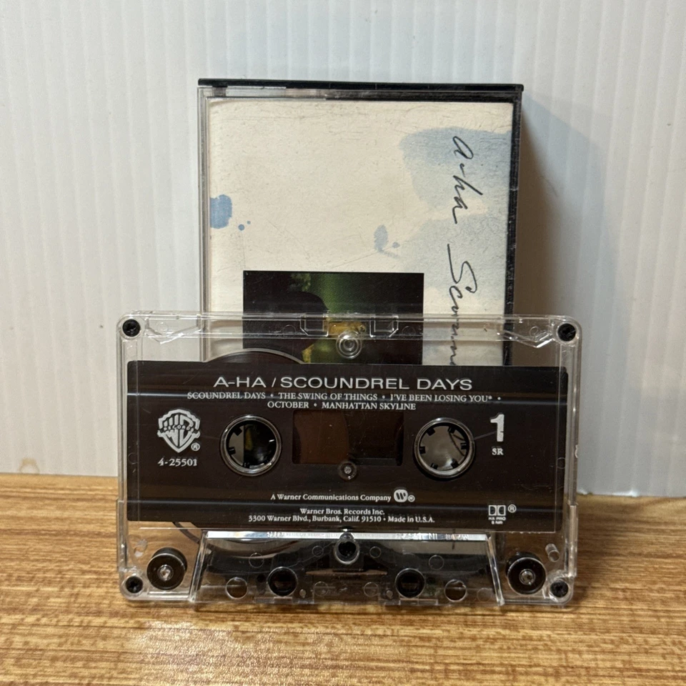 A-Ha: Scoundrel Days кассетная лента альбом Columbia House 80-е поп-рок музыка - Изображение 2 из 2