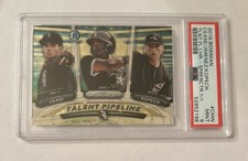 2018 Bowman Chrome Talent Pipeline Superfractor 1/1 Jimenez, Cease, Kopech PSA 9