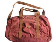 JOOP! Salmon / Pink Medium Cloth Canvas Duffle Bag Gym Weekend 