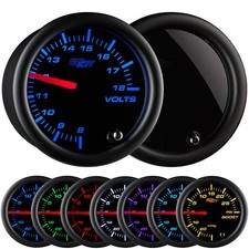 Slightly Used Glowshift Tinted 7 Color Volt Voltmeter Gauge