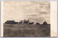 K39/ Phillipsburg Kansas RPPC Postcard c1910 Horse Farming Harvsest 472