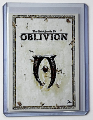 Oblivion Limited Edition Artist Signed ''An Elder Scrolls IV'' Trading Card 2/10