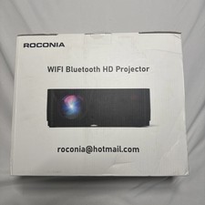 Roconia 5G WiFi Bluetooth Native 1080P 9800LM FHD 4k Movie Projector