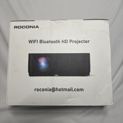 Roconia 5G WiFi Bluetooth Native 1080P 9800LM FHD 4k Movie Projector 