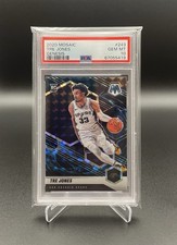 2020-21 Panini Mosaic Tre Jones Genesis Prizm Rookie RC #243 PSA 10 GEM MT