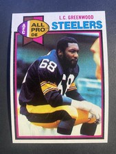 1979 Topps Football L.C. Greenwood Pittsburgh Steelers Card #255