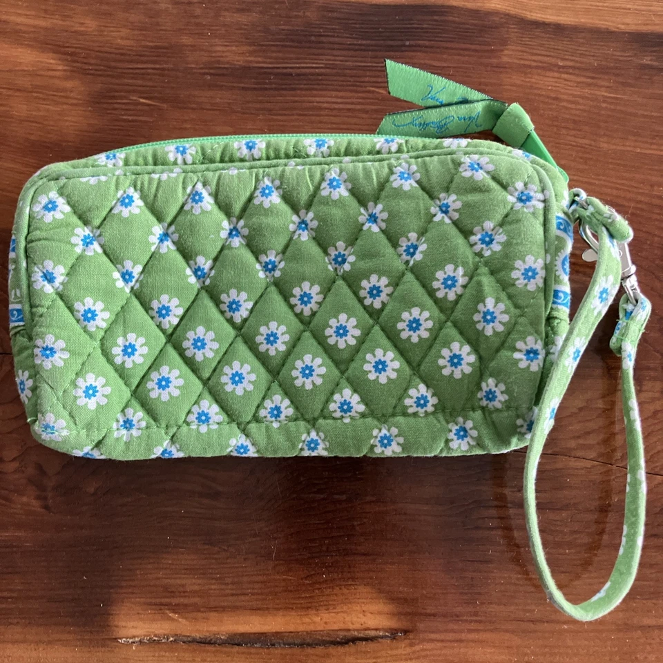 Muñequera VERA BRADLEY Retirada con Cremallera Hope Toile Verde Limpio Floral EPOC Foto 4 de 4