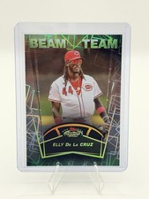 🔥⚾️ 2025 TOPPS STADIUM CLUB CHROME BEAM TEAM ELLY DE LA CRUZ #BT-12 REDS ⚾️🔥