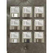 Microsoft Excel For Windows 9 Floppy Disk Set