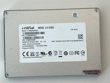 CRUCIAL M550 MX500 250GB SSD 6GB/s 2.5" SATA - Health Status 100%