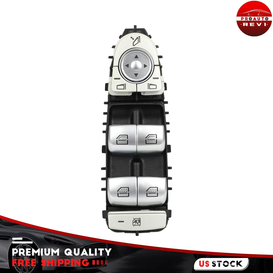 Interruptor de ventana eléctrica para Mercedes-Benz S63 S65 S600 AMG W222 2015-2016 sedán Foto 2 de 4