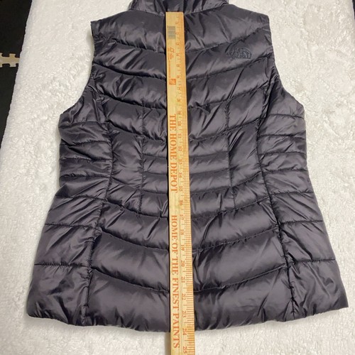 The North Face 550 Puffer Vest Women’s Medium Black Full Zip Jacket Coat Down - Picture 8 of 10