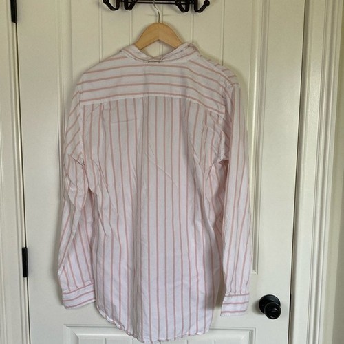 Modern Amusement Mens Pink White Casual Button Down Shirt Size XL Palm Logo - Picture 9 of 10