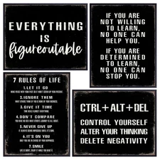 Home Office Wall Art & Decor Motivational poster - Motivational Wall Art - Po...