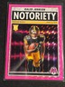 2025 Panini Mosaic Notoriety Kaleb Johnson Mosaic Pink Fluorescent Prizm (RC)