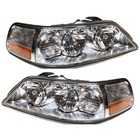 For Lincoln Town Car Headlight 2005-2011 Driver & Passenger Pair/Set Halogen