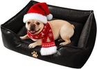 Waterproof Orthopedic Dog Bed for Small to Medium Dogs, Anti-Slip 24x18x9