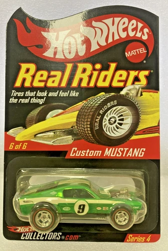 2004 Hot Wheels Real Riders RLC 5430/11000 Custom Mustang W/Case New Red Line
