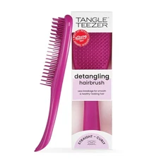 Tangle Teezer Ultimate Detangler Brush for Wet & Dry Hair, Electric Raspberry 
