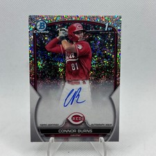 CONNOR BURNS 2023 1st Bowman Chrome Draft RC Auto #D /71 Sparkle #CDA-CB