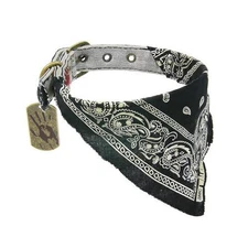 THE WALKING DEAD "DARYL BANDANA" Dog collar SM 11"-14" Neck NEW